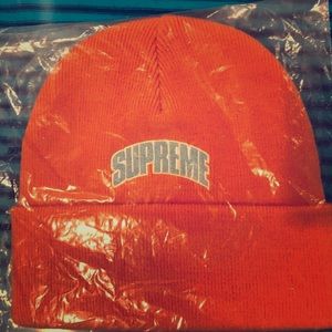 Supreme crown beanie orange DEAD STOCK